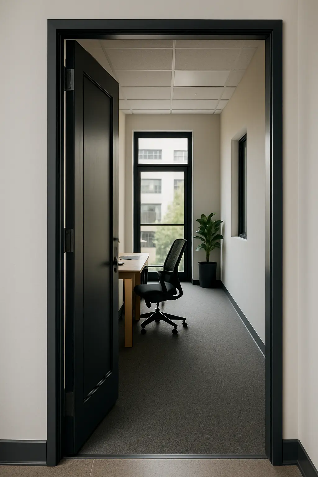 Office entrance